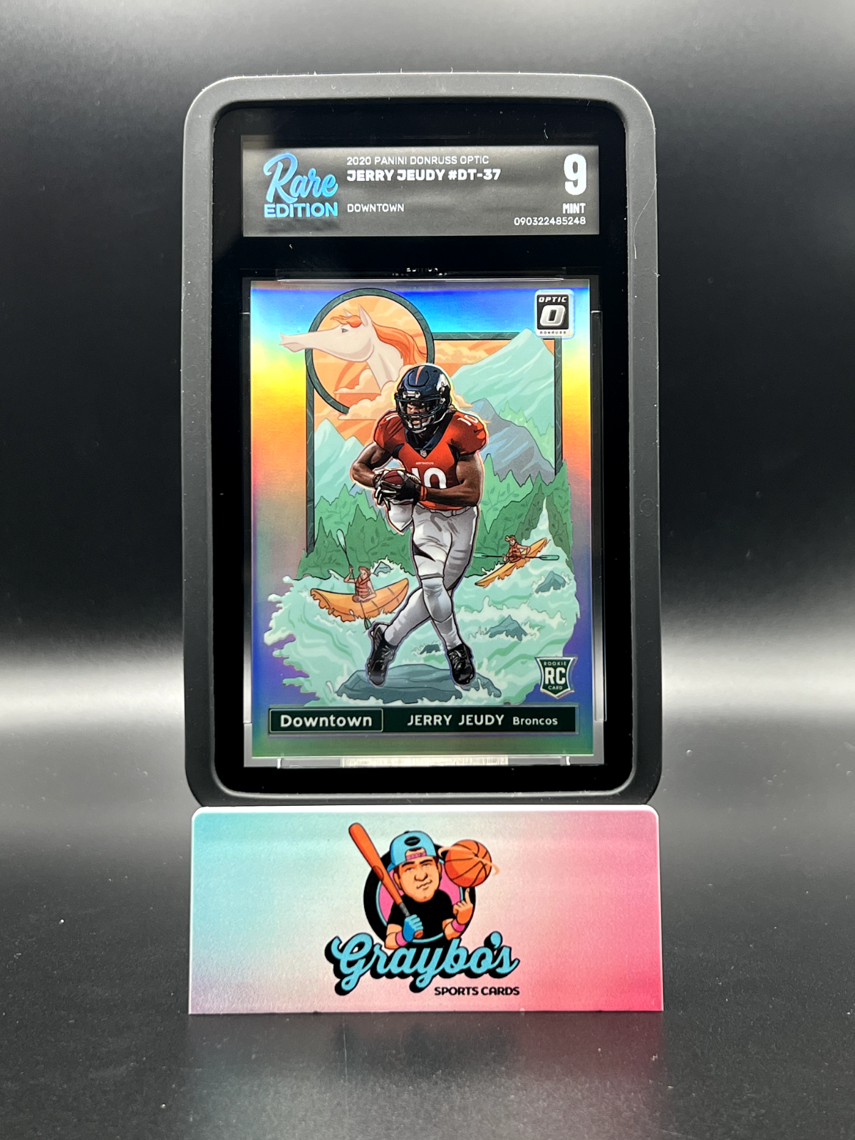 2020 Panini Donruss Optic Jerry Jeudy Downtown #DT-37 Rare Edition 9