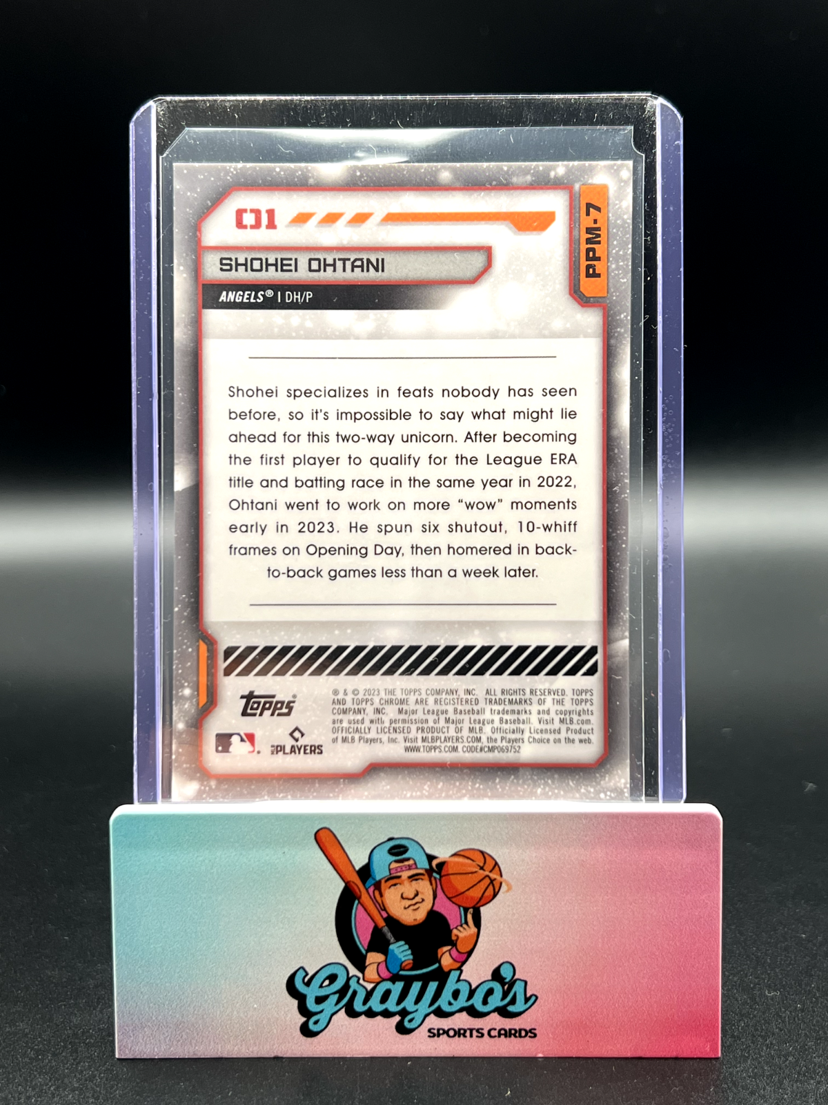2023 Topps Chrome Cosmic Shohei Ohtani Mercury Planetary Pursuit #PPM-7