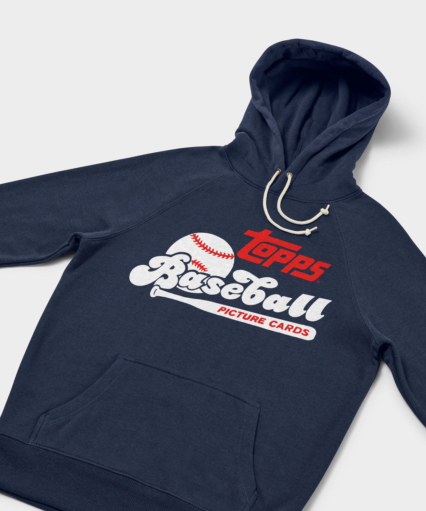 Topps Baseball Picture Cards Retro Dark Blue Hoodie - Homage