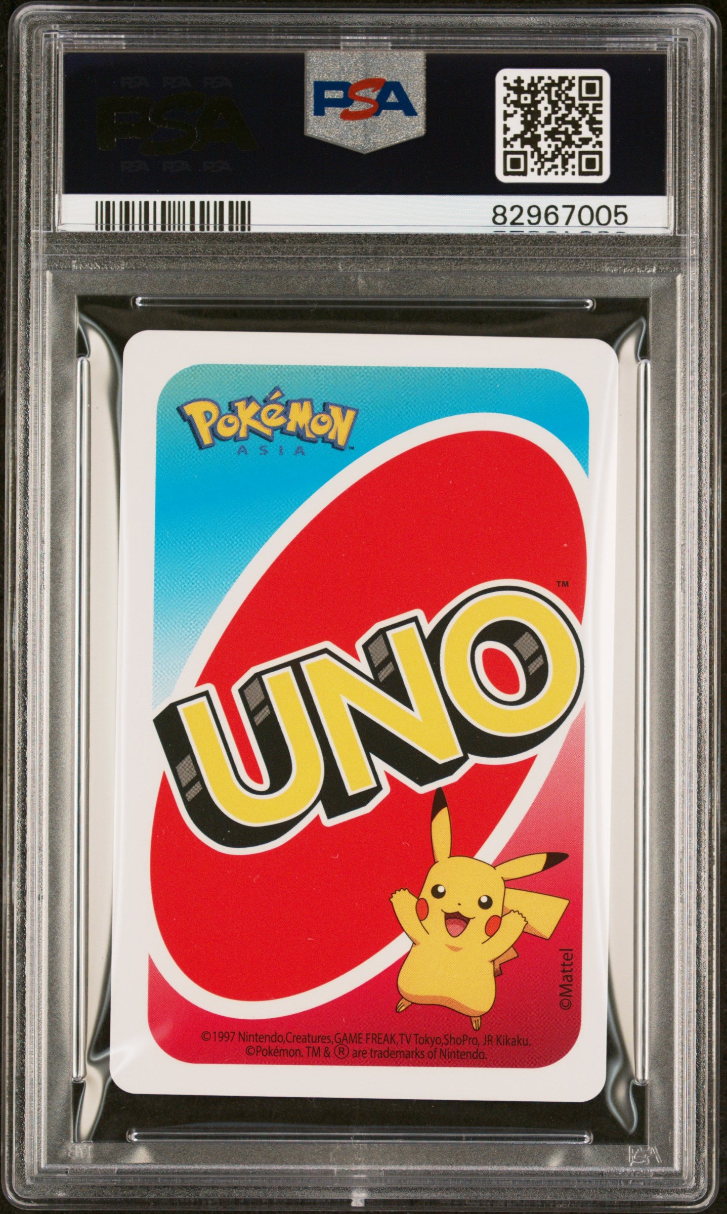 2020 Uno Pokemon Ditto PSA 7