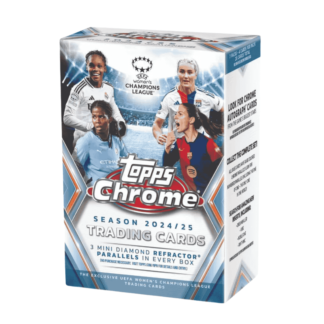 2024/25 Topps Chrome UEFA Women's Champions League Soccer Blaster Box