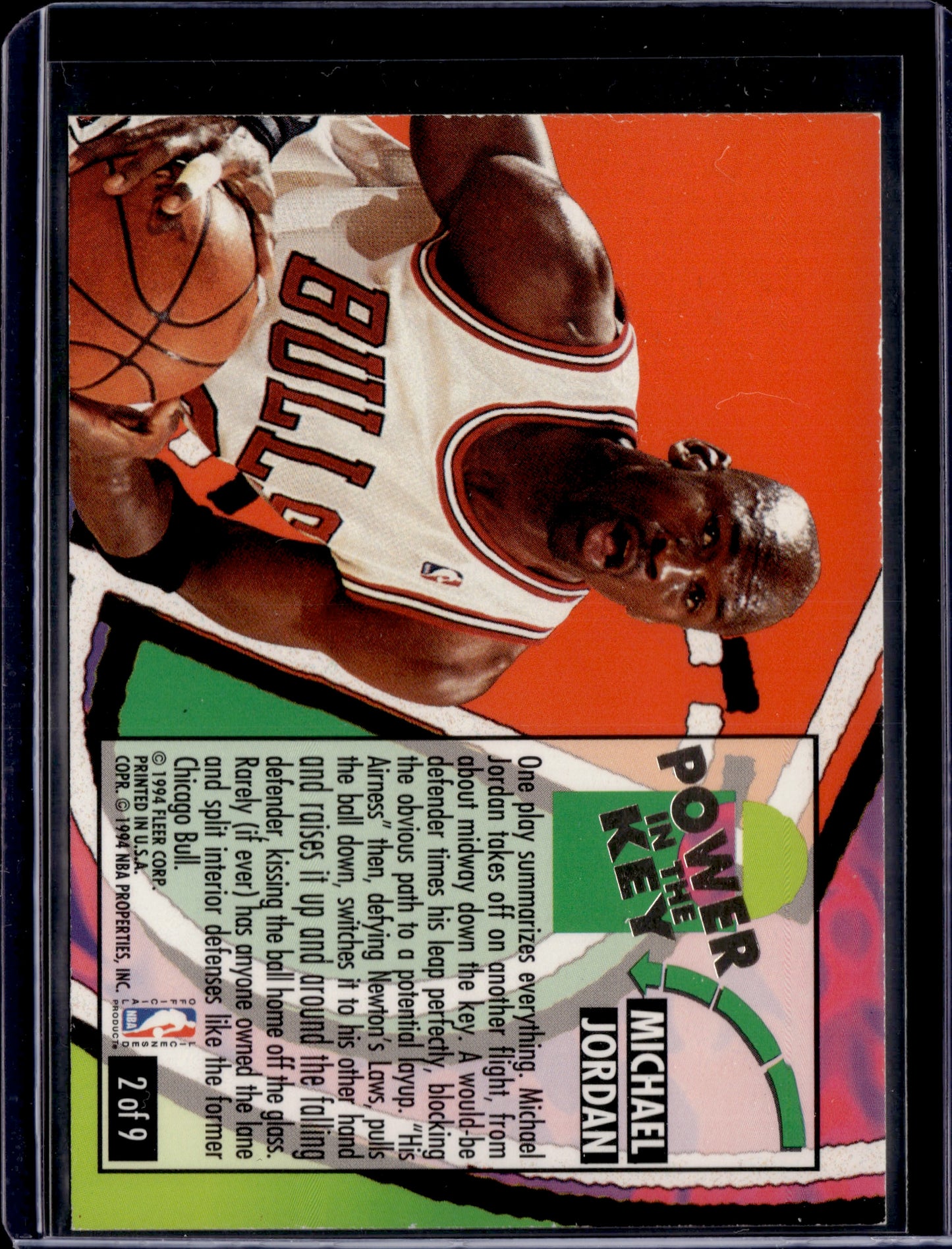 1994 Fleer Ultra Power Key Michael Jordan #2 of 9