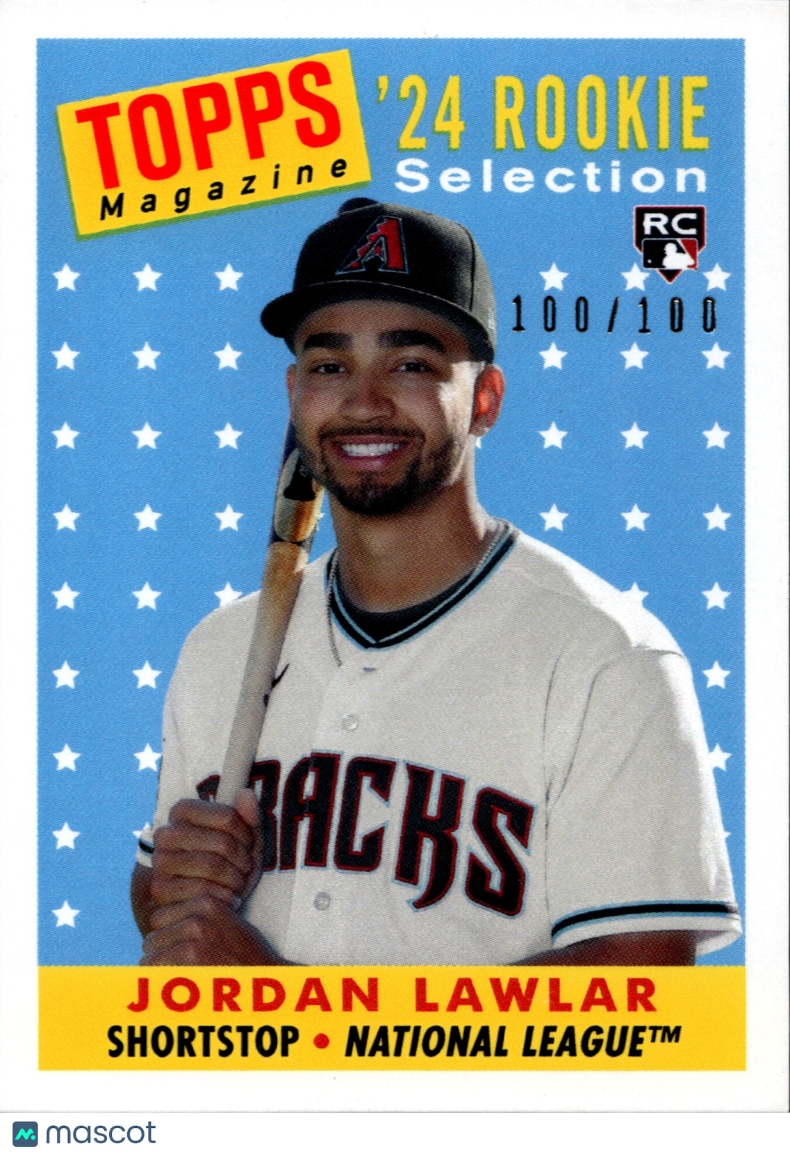 2024 Topps Transcendent Collection Jordan Lawlar #J-L RC 100/100