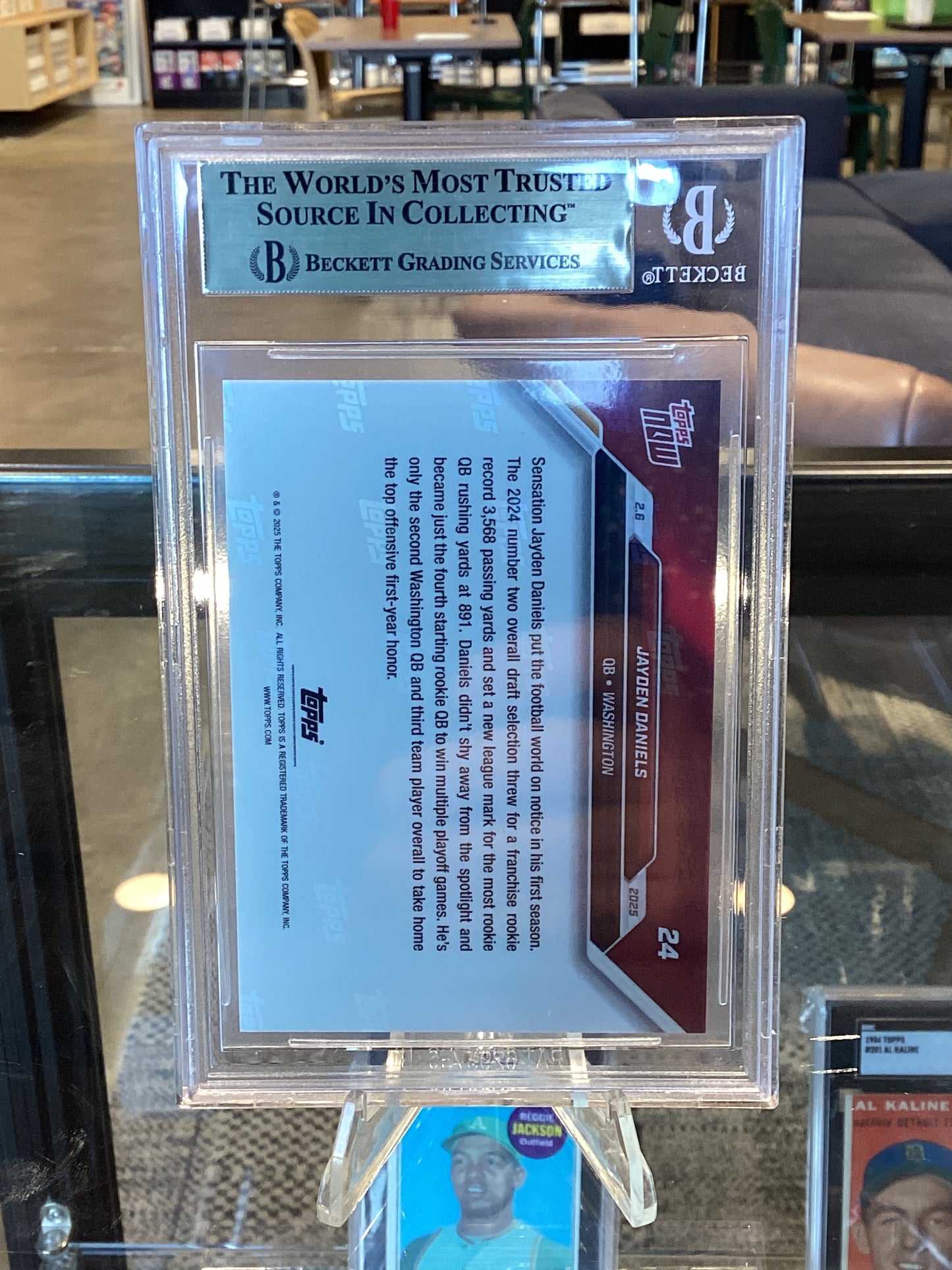 2024 Topps Now Jayden Daniels #24 BGS 9.5