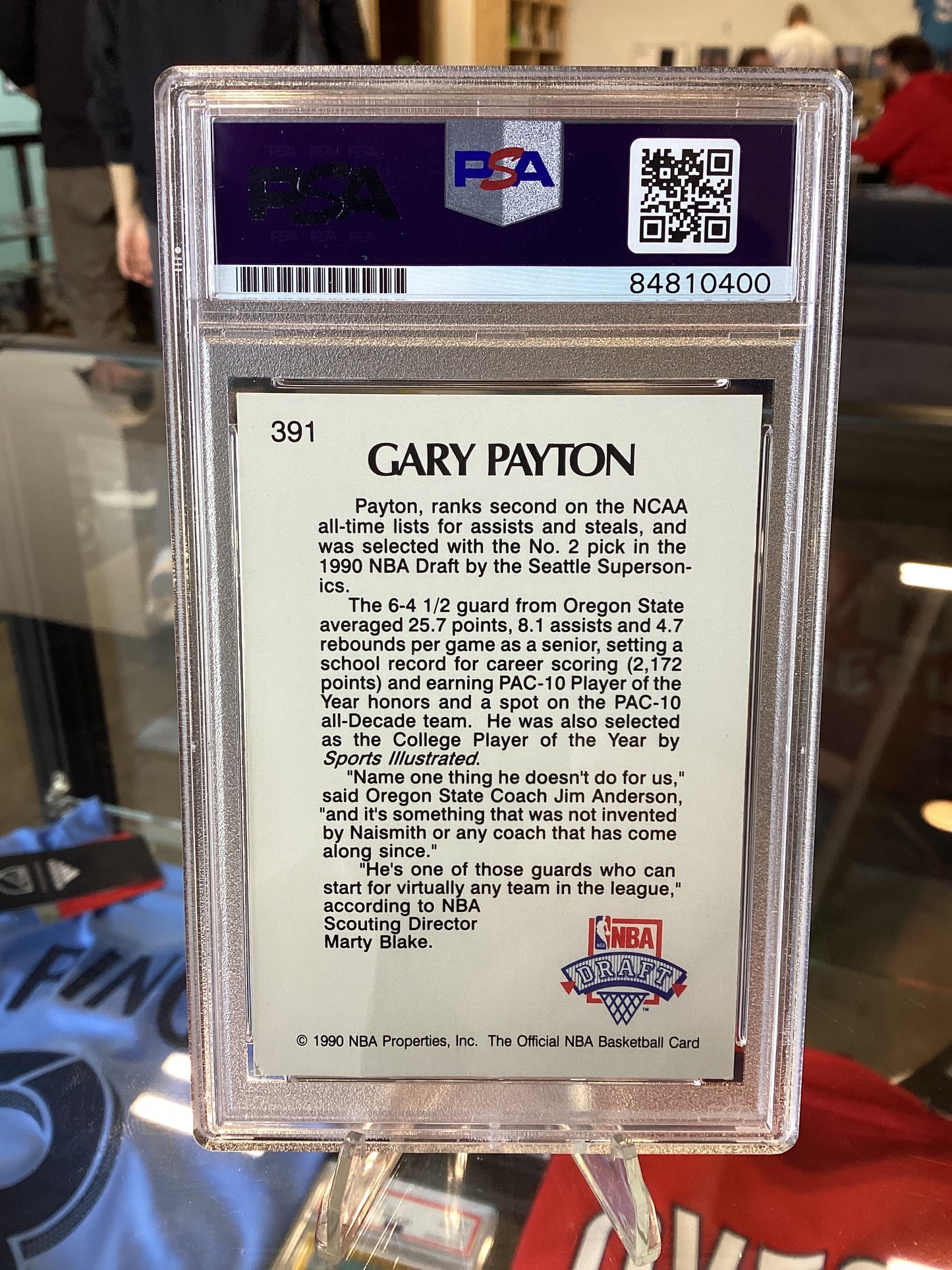 Gary Payton PSA A