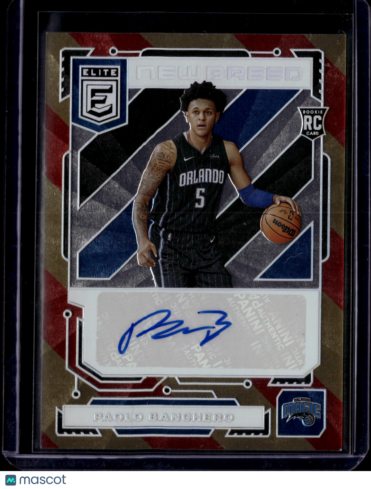 2022-23 Panini Donruss Elite New Breed Paolo Banchero #NB-PCH 06/10 Autograph RC