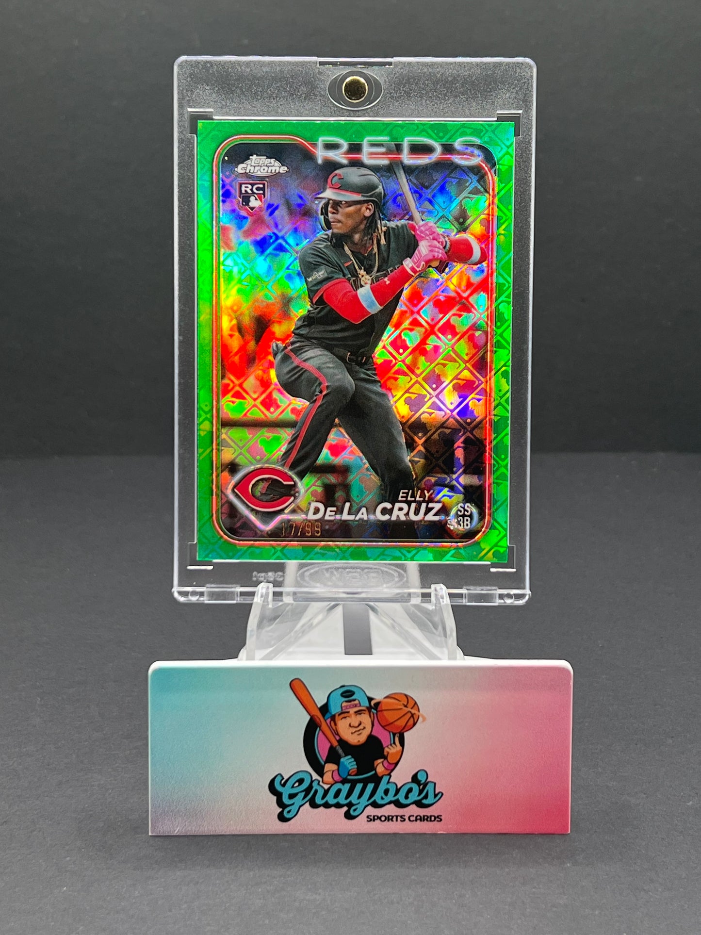 Logofractor Elly De La Cruz #44 Green /99 Chase