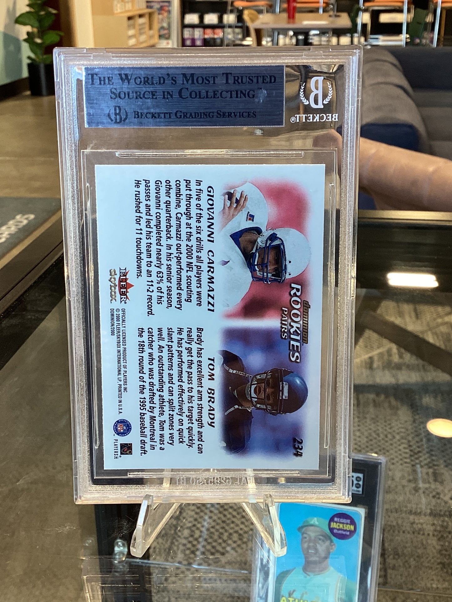 2000 SkyBox Dominion T.BradyG.Carmazzi #234 BGS 9