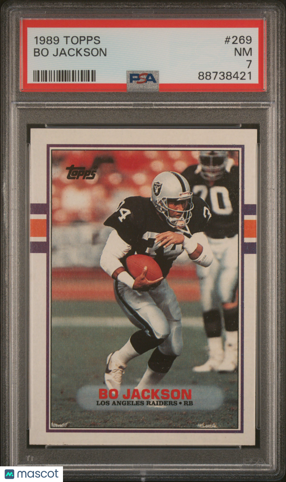 1989 Topps Bo Jackson #269 PSA 7