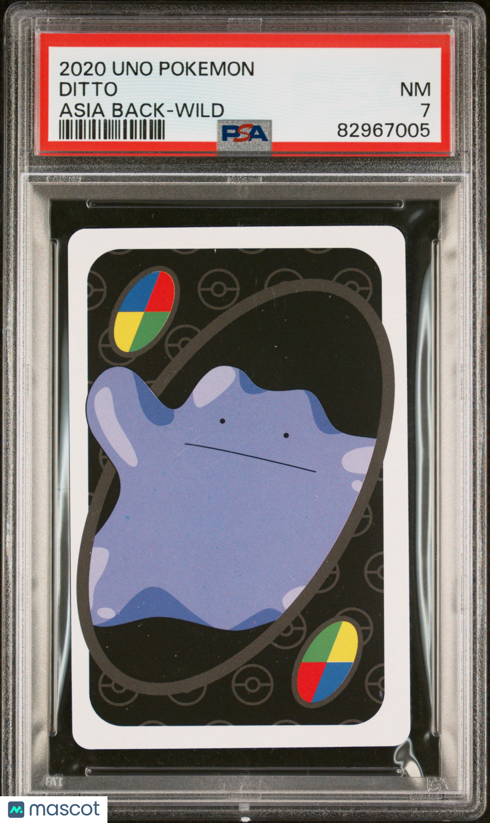 2020 Uno Pokemon Ditto PSA 7
