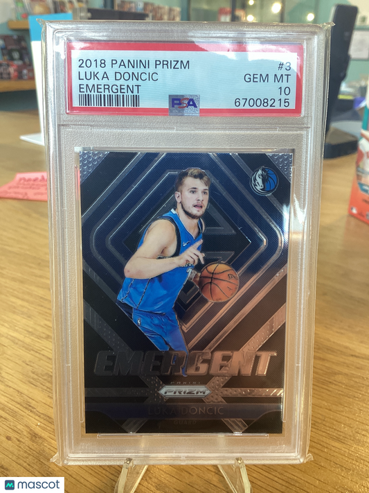 2018 Panini Prizm Emergent Luka Doncic #3 PSA 10