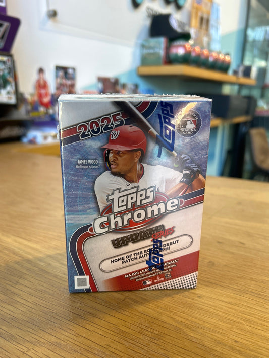 2025 Topps Chrome Update Series Baseball Blaster Box