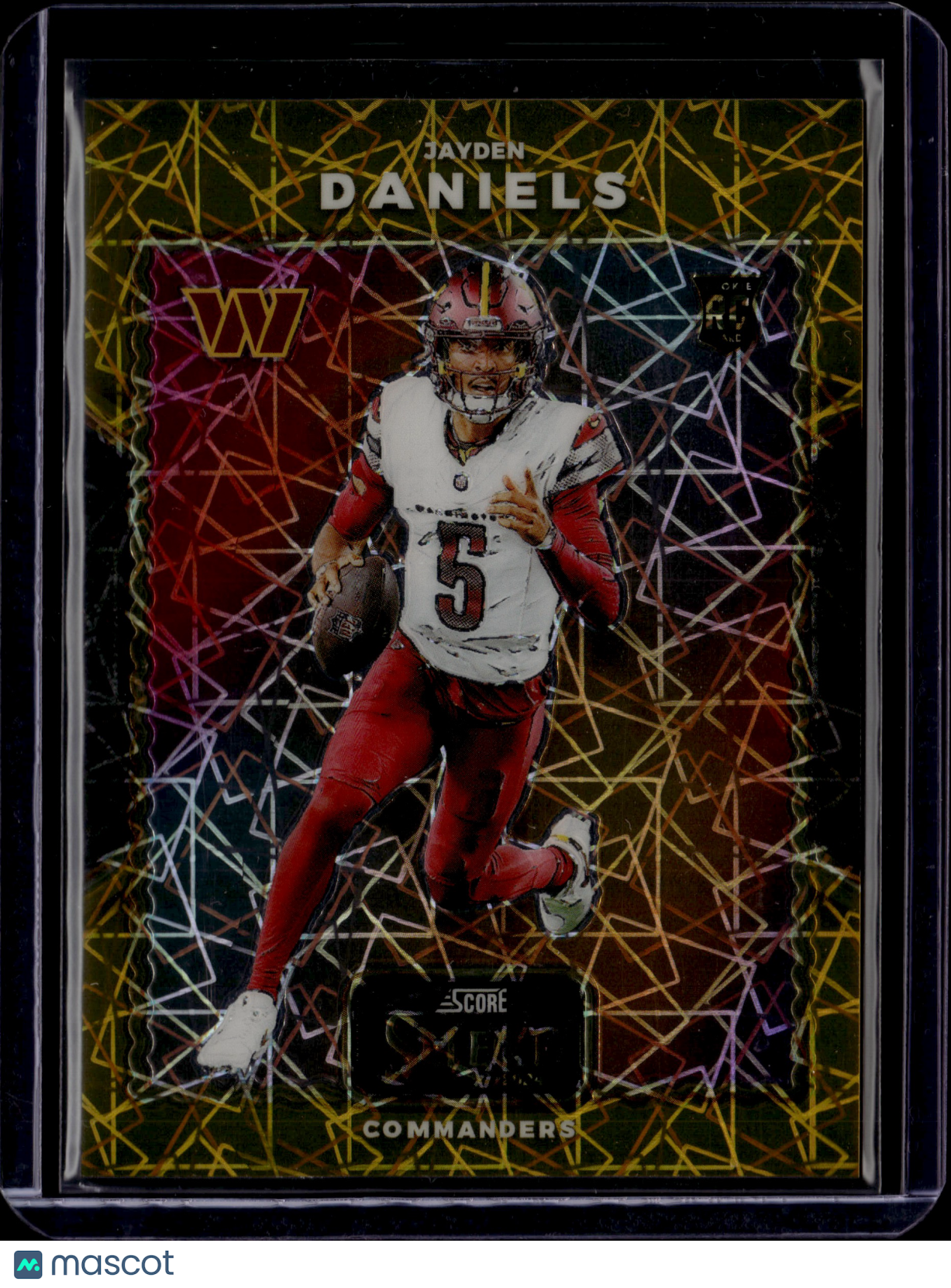 2025 Panini Prizm Jayden Daniels #16 Gold Lazer SSP /10