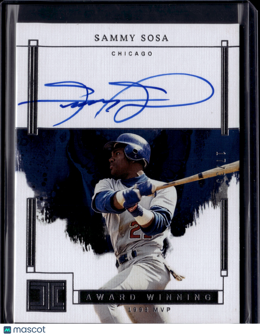 2024 Panini Impeccable Award Winning Sammy Sosa #AWA-SS Auto /35
