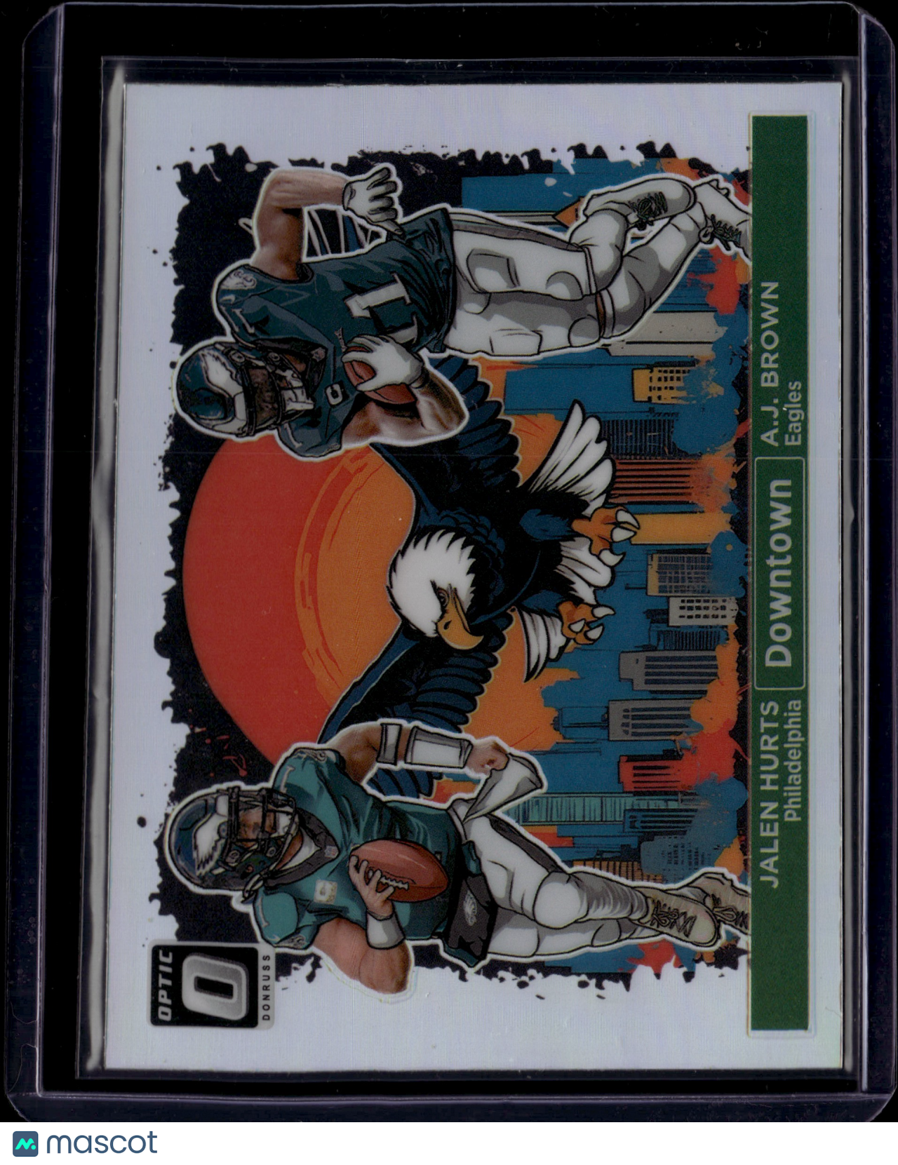 2024 Panini Donruss Optic Downtown A.J. Brown Jalen Hurts #DT-4
