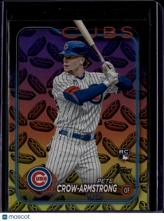 2024 Topps Chrome Pete Crow-Armstrong #407 Prism Refractor RC