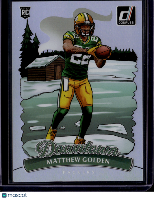 2025 Panini Donruss Downtown Matthew Golden #DT-18 RC