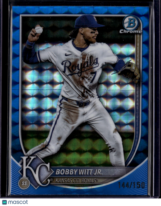 2025 Bowman Chrome Bobby Witt Jr. #BCP-174 Blue Geometric /150