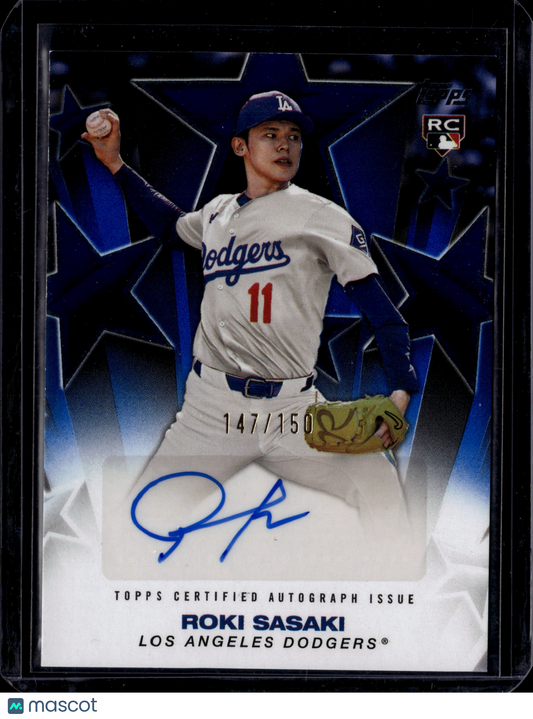 2025 Topps Baseball Roki Sasaki #BSA2-RS Autograph RC /150