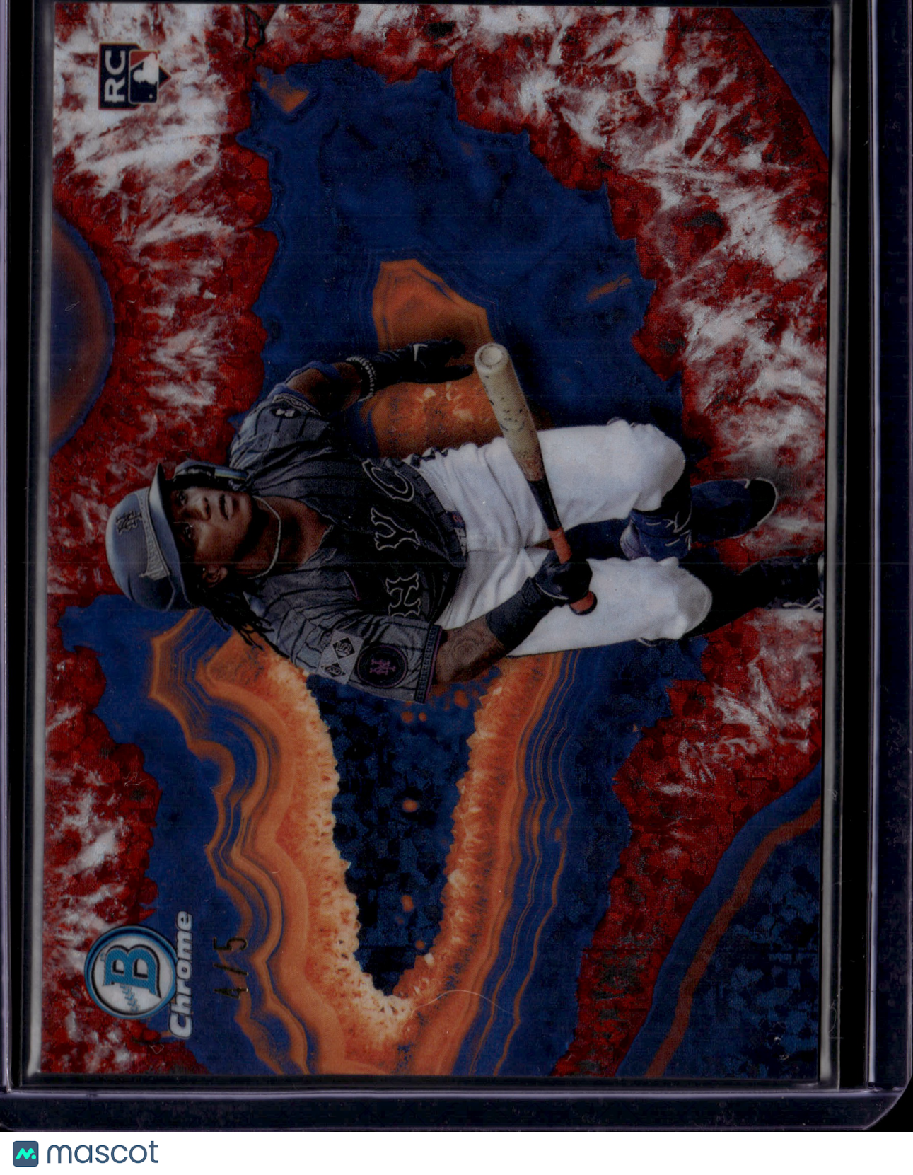 2025 Topps Bowman Chrome Luisangel Acuña #BWC-11 Crystallized Red /5 SSP RC