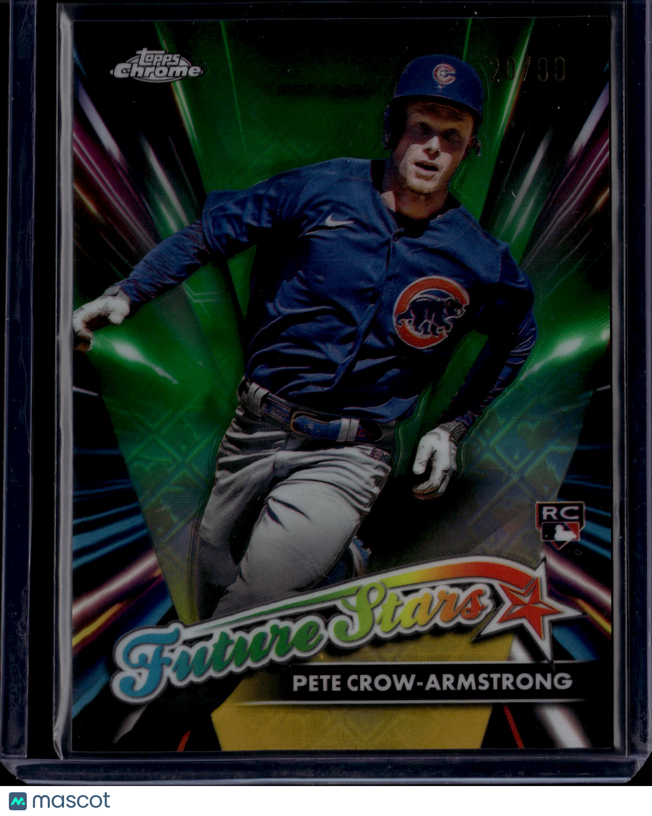 2024 Topps Chrome Future Stars Pete Crow-Armstrong #FSLE-2 RC Logofracor /99