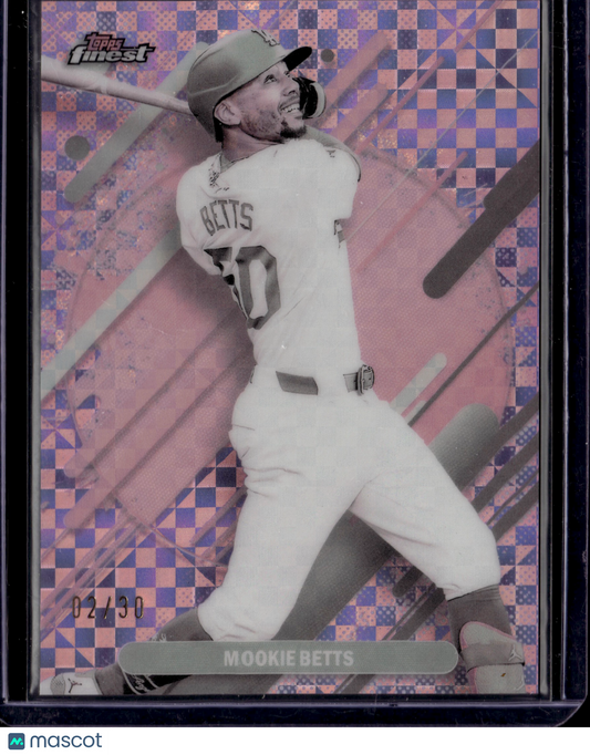 2025 Topps Finest Mookie Betts #231 Rare /30