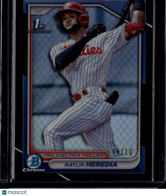 2024 Bowman Chrome Raylin Heredia Black /10