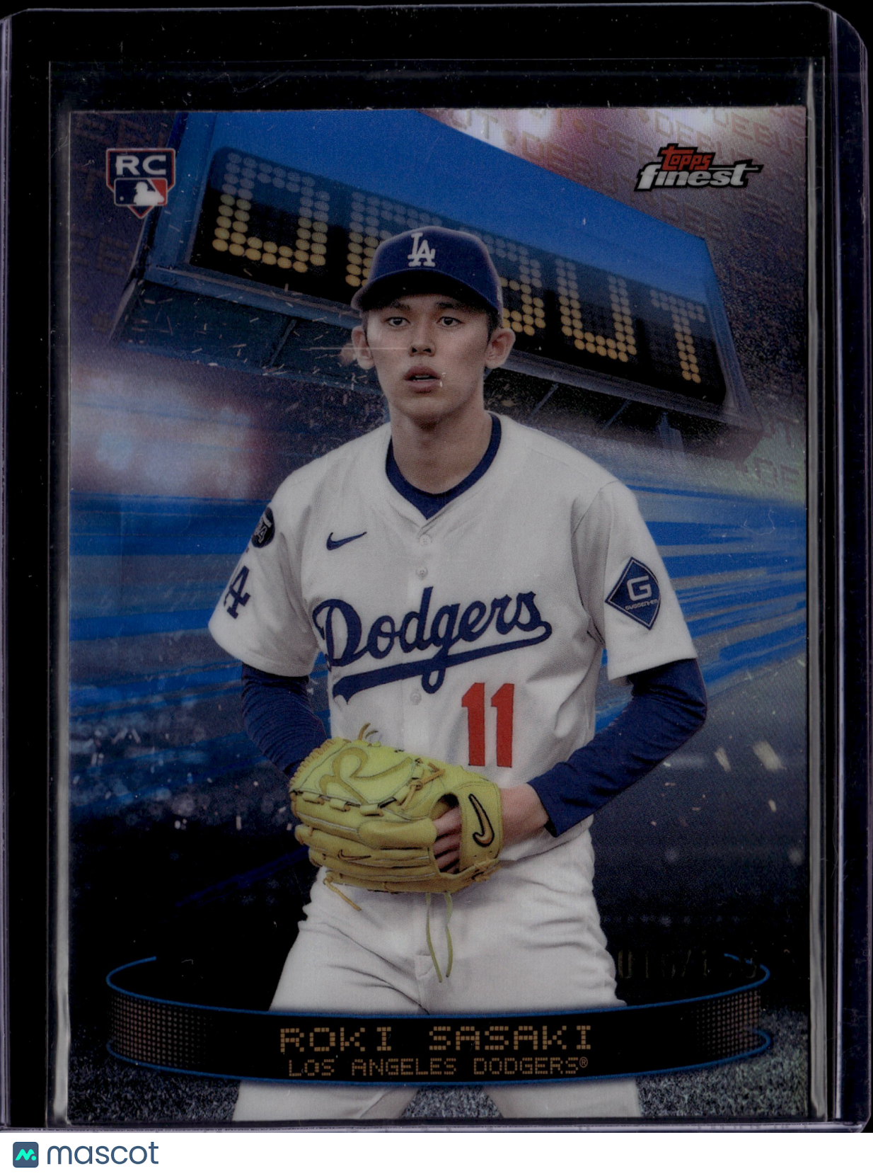 2025 Topps Finest Roki Sasaki #D-28 RC /150