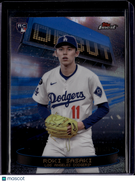 2025 Topps Finest Roki Sasaki #D-28 RC /150