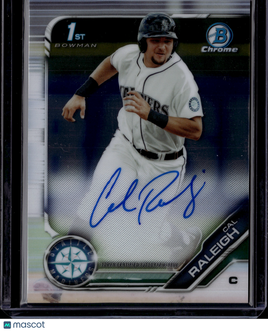 2019 Bowman Chrome Cal Raleigh 1st Auto #CPA-CR