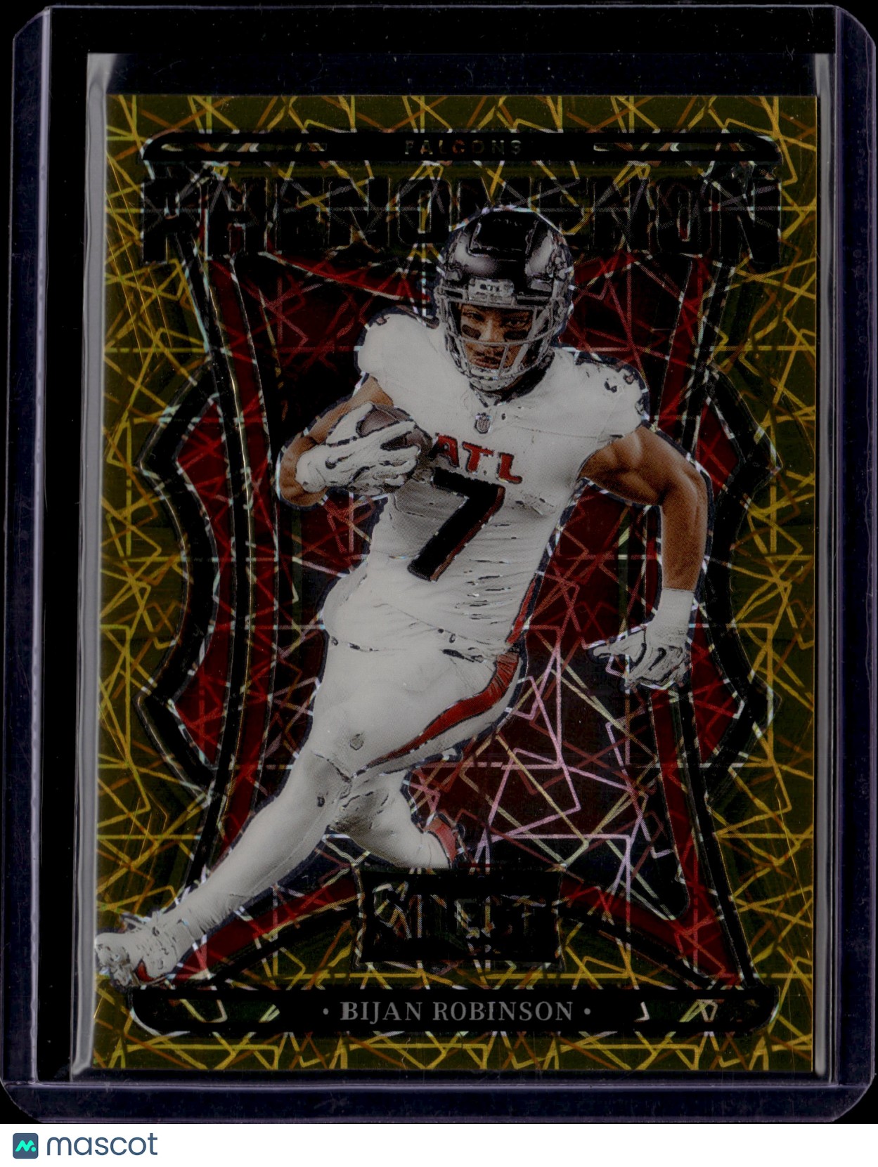 2024 Panini Select Phenomenon Bijan Robinson #24 Gold Prizm /10