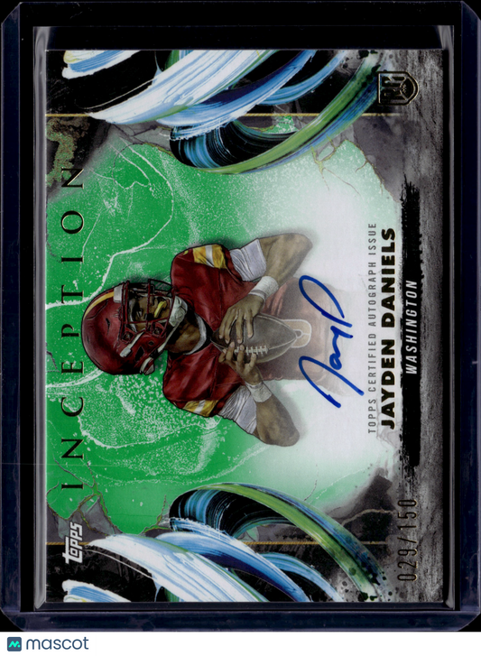 2024 Topps Inception Football Jayden Daniels Auto #RAJD /150