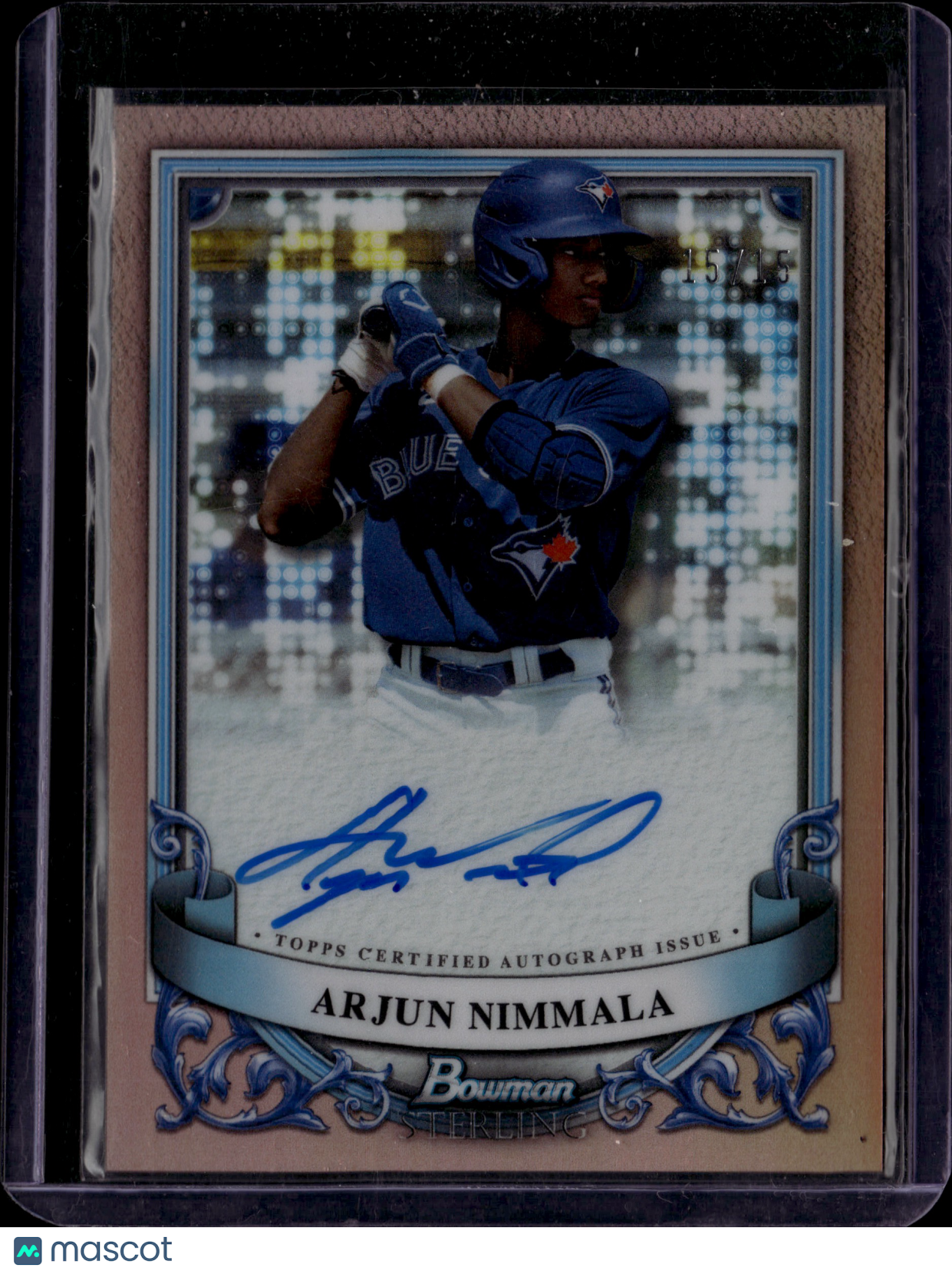 2024 Topps Bowman Sterling Arjun Nimmala Auto /15 #PA-AN