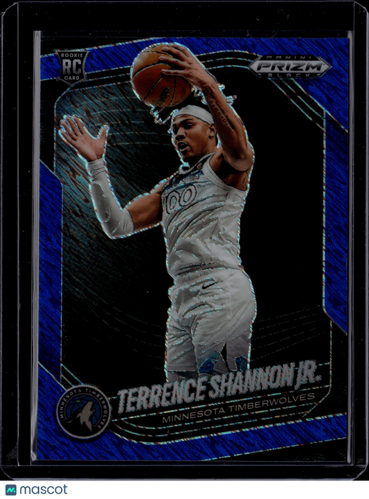 2025 Panini Prizm Black Terrence Shannon Jr. #37 RC /35
