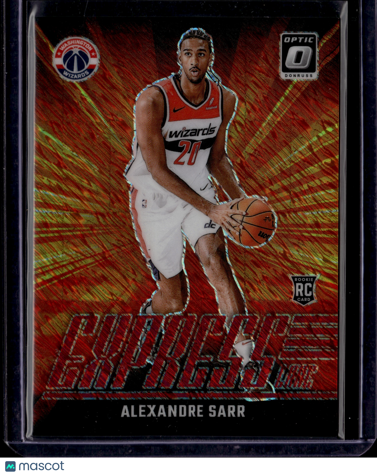2024-25 Panini Donruss Optic Alexandre Sarr #11 Prizm RC Express Lane /75