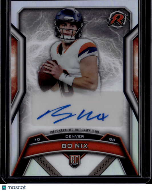 2025 Topps Resurgence Bo Nix Auto #RRS-BN RC