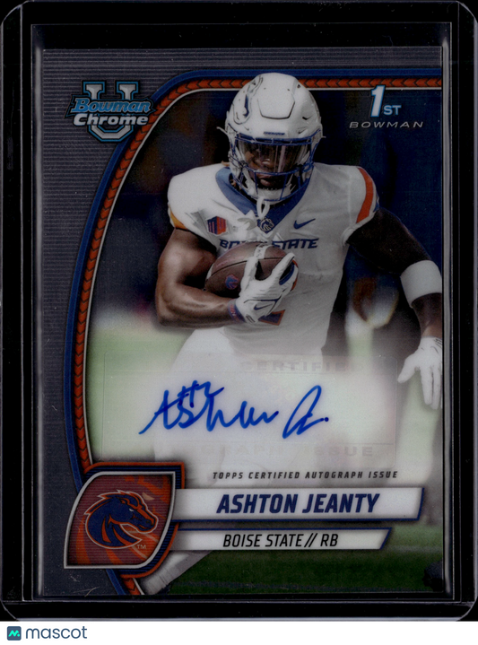 2024 Topps Bowman University Chrome Football Ashton Jeanty Auto #PA-AJE