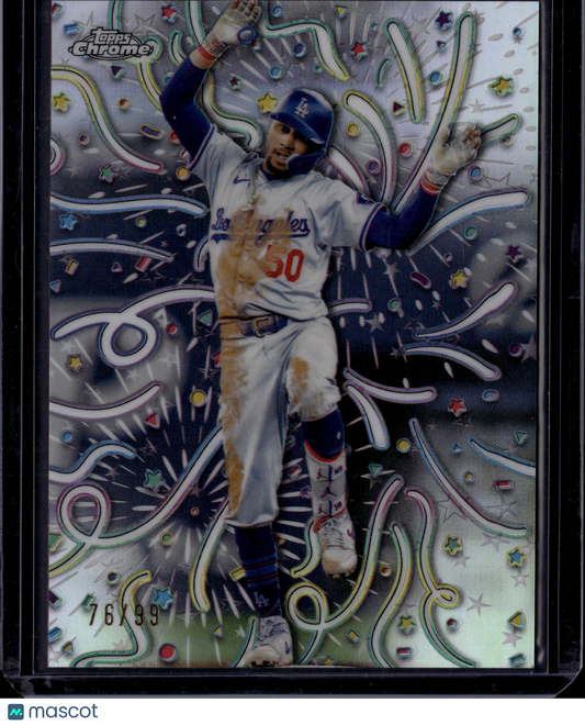 2024 Topps Chrome Mookie Betts Celebracion #CELE-13 /99