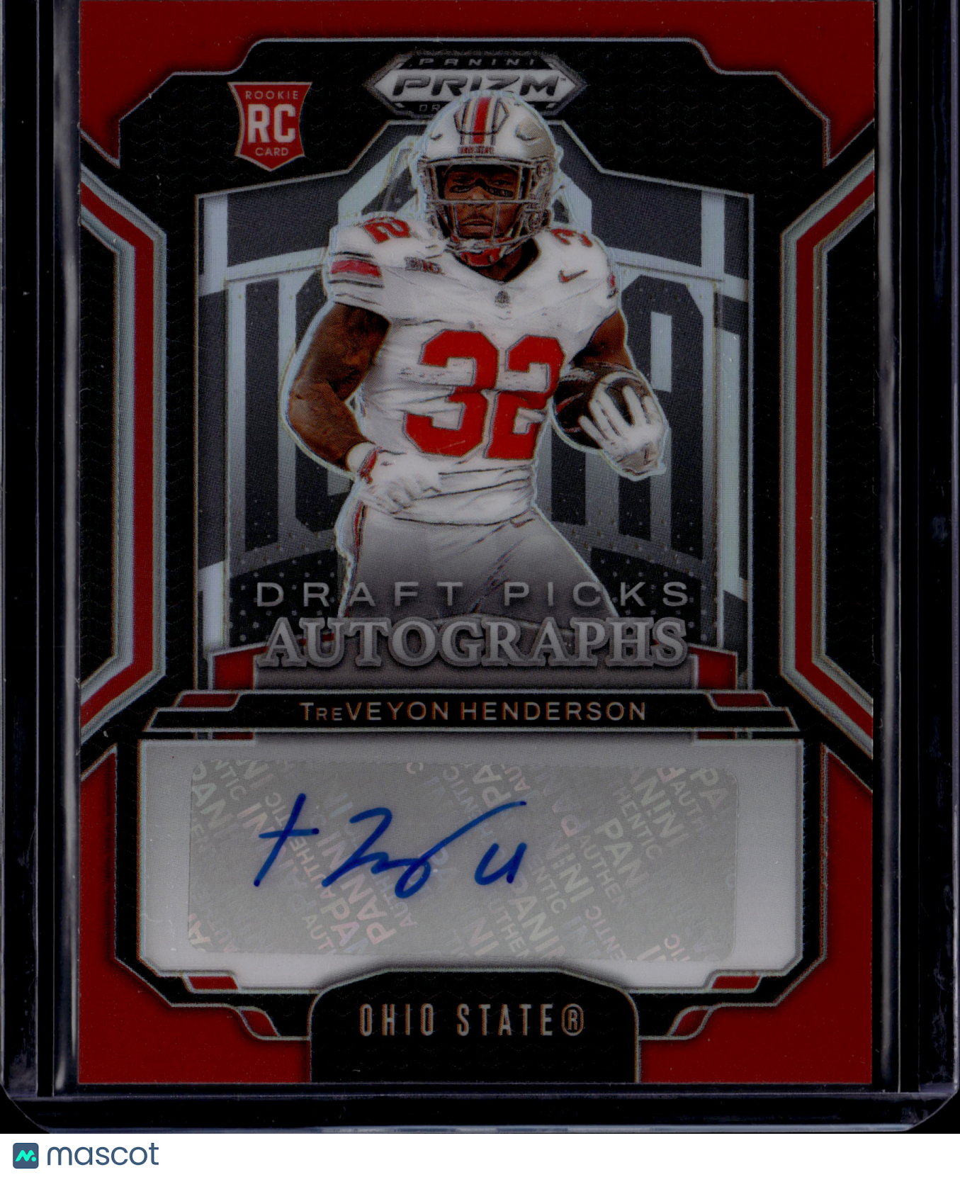 2025 Panini Prizm Draft Picks Autographs TreVeyon Henderson Auto /399 RC