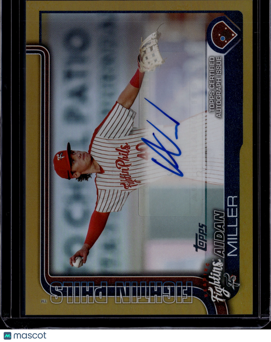 2024 Topps Pro Debut Aidan Miller #PD-113 Gold Auto /50