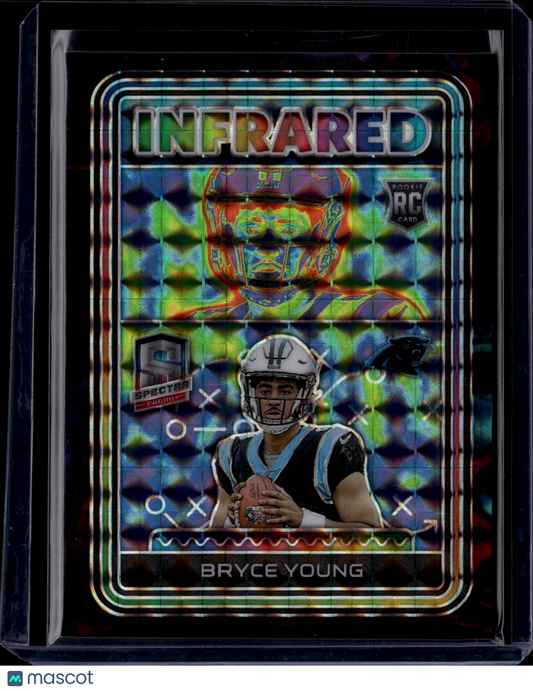 2023 Panini Spectra Football Bryce Young #I-BY Prizm RC Infrared /50