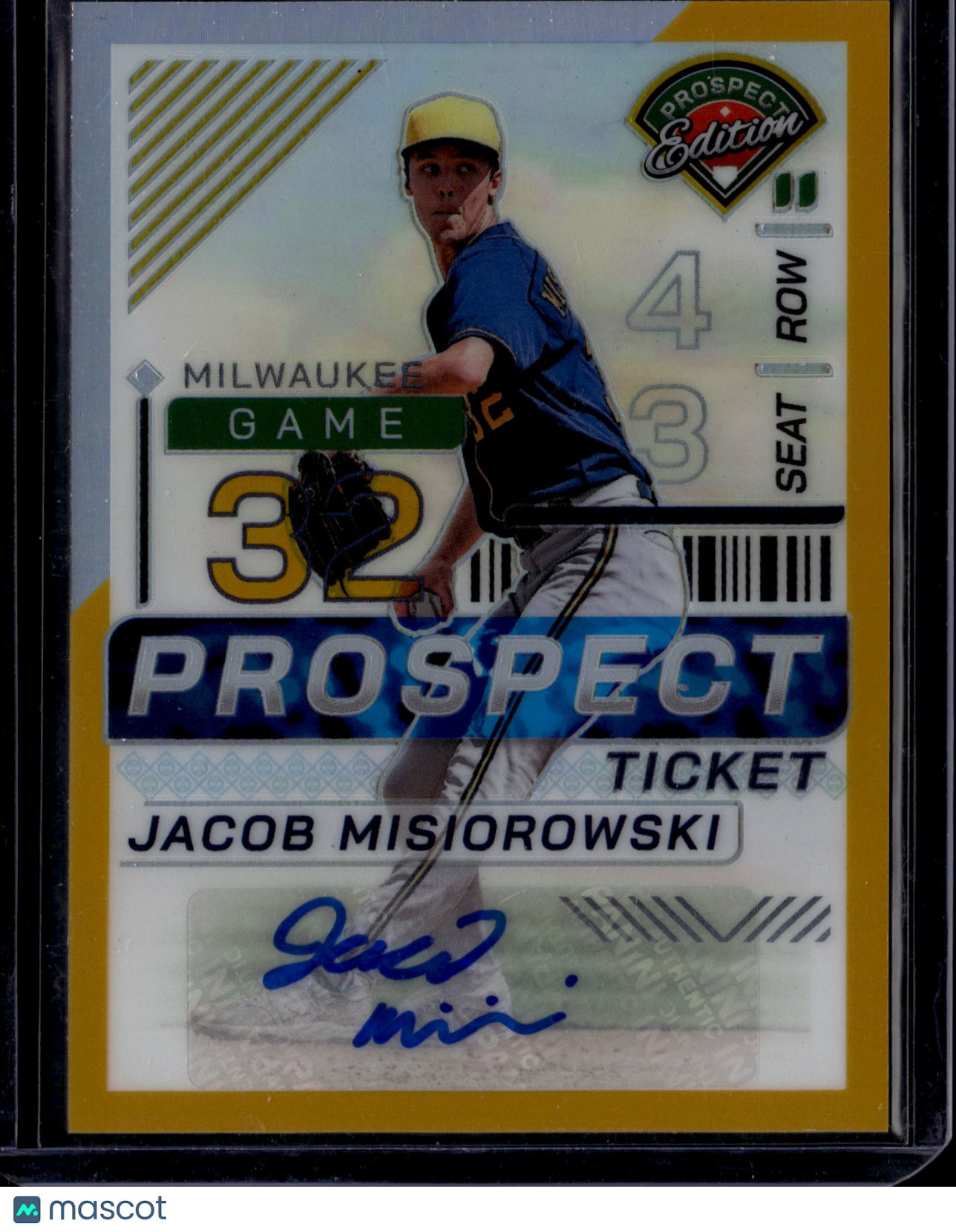2024 Panini Prizm Prospect Edition Jacob Misiorowski #156 03/10