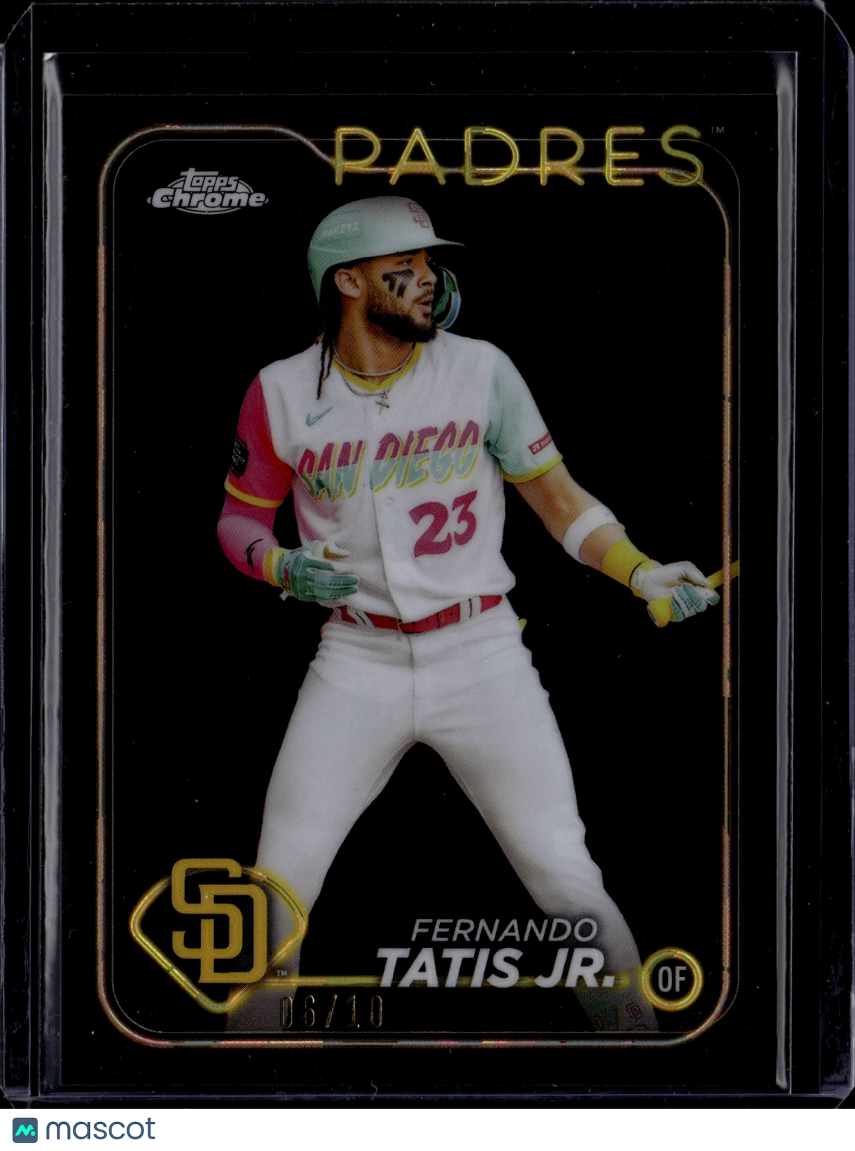 2024 Topps Chrome Sapphire Fernando Tatis Jr. Black 06/10 #23