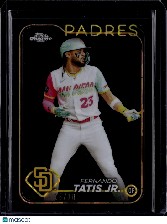 2024 Topps Chrome Sapphire Fernando Tatis Jr. Black 06/10 #23