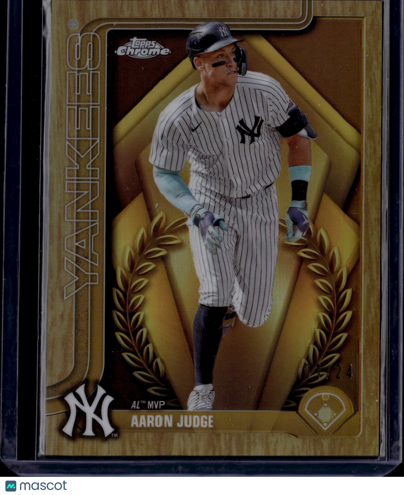 2024 Topps Chrome Aaron Judge #99 Award Winners MVP SSP /24