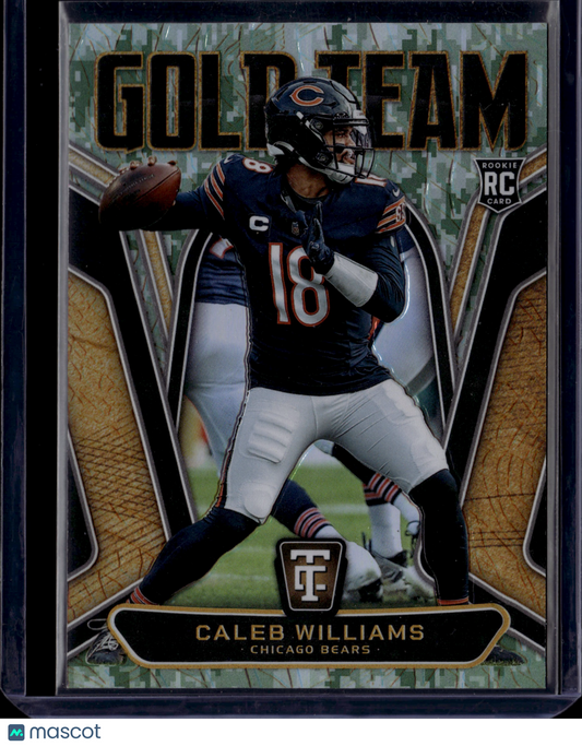 2025 Panini Totally Certified Gold Team Caleb Williams #16 35/35 RC