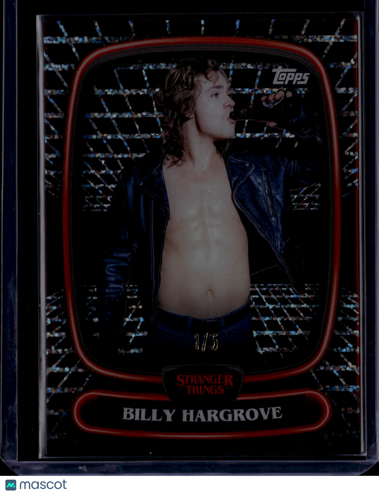 2025 Topps Tek Stranger Things Billy Hargrove Red /5 #21