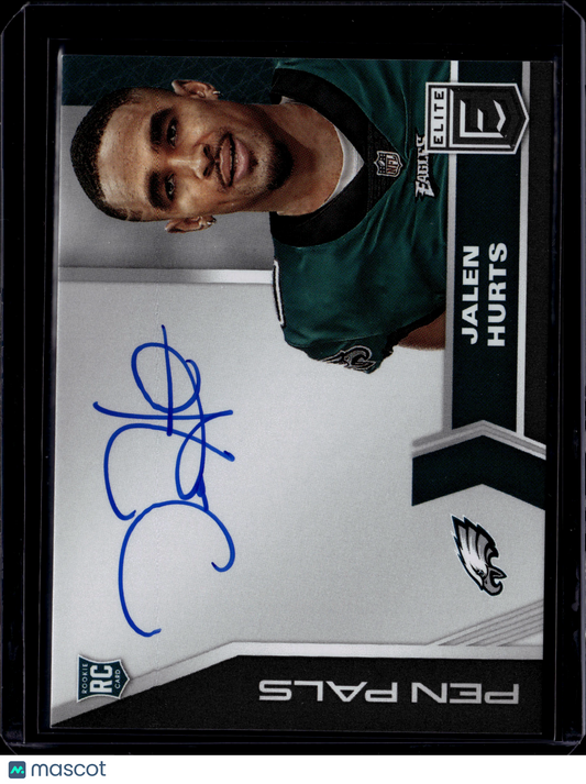 2020 Panini Donruss Elite Pen Pals Jalen Hurts RC