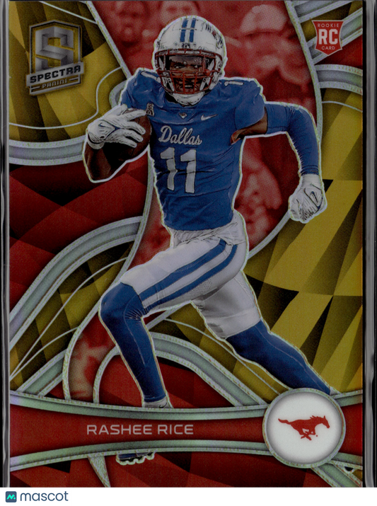 2023 Panini Chronicles Spectra Draft Picks Rashee Rice #42 Prizm /10 RC