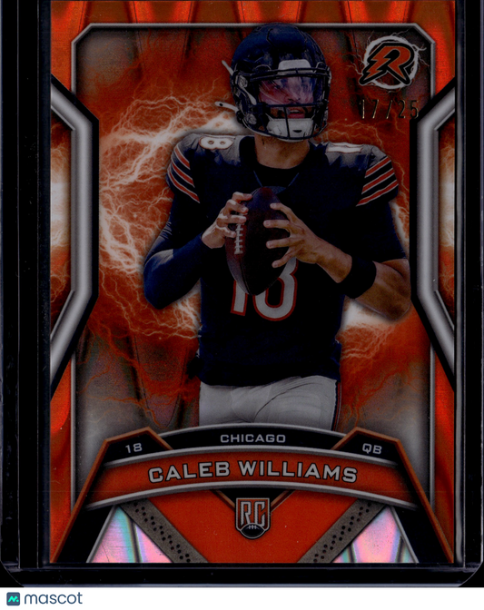 2025 Topps Resurgence Caleb Williams #117 Orange RC /25